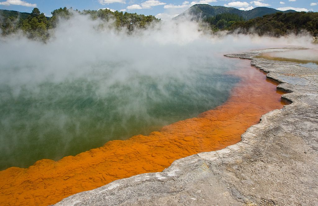 Waiotapu Lake, New Zealand