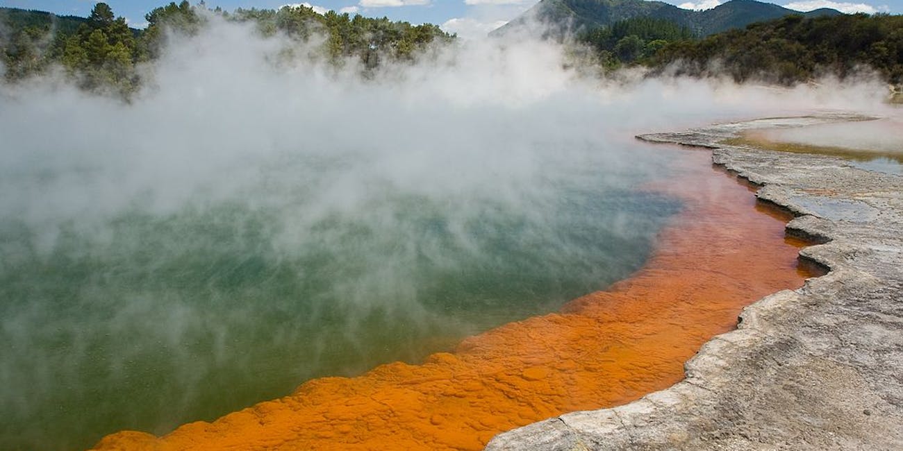 Waiotapu Lake, New Zealand