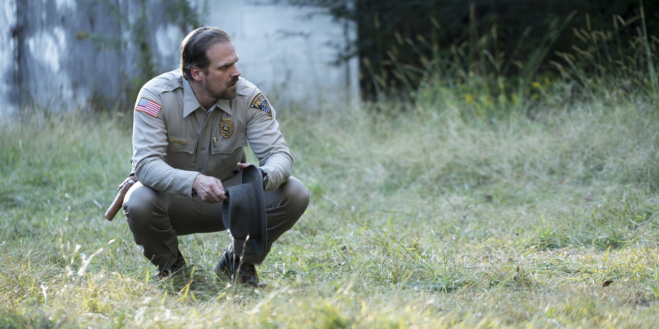 Sheriff Hopper in 'Stranger Things'