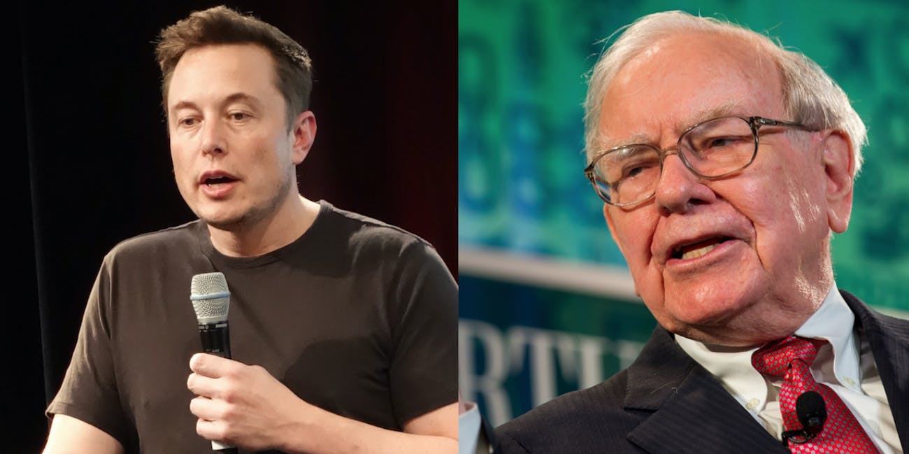 Elon Musk and Warren Buffett