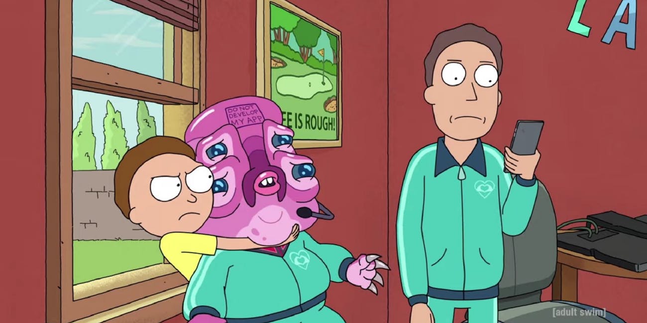 rick and morty glootie