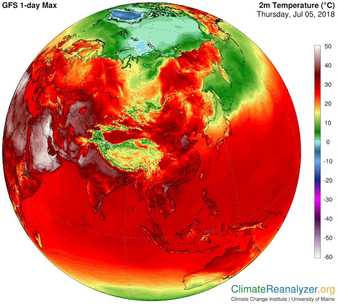 Climate Reanalyzer Asia