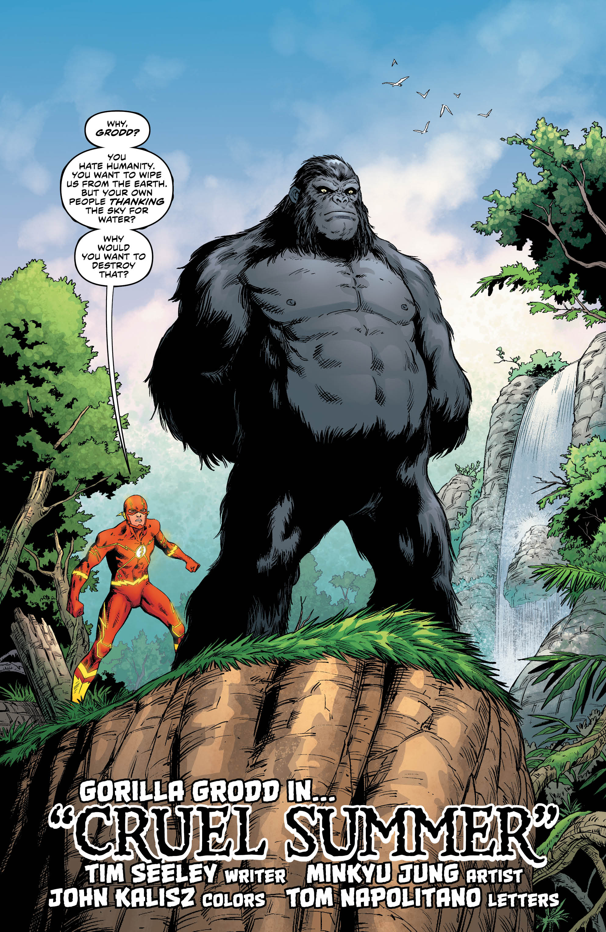 DC Beach Blanket Preview The Flash s Gorilla Grodd Is A Summer Bummer Inverse