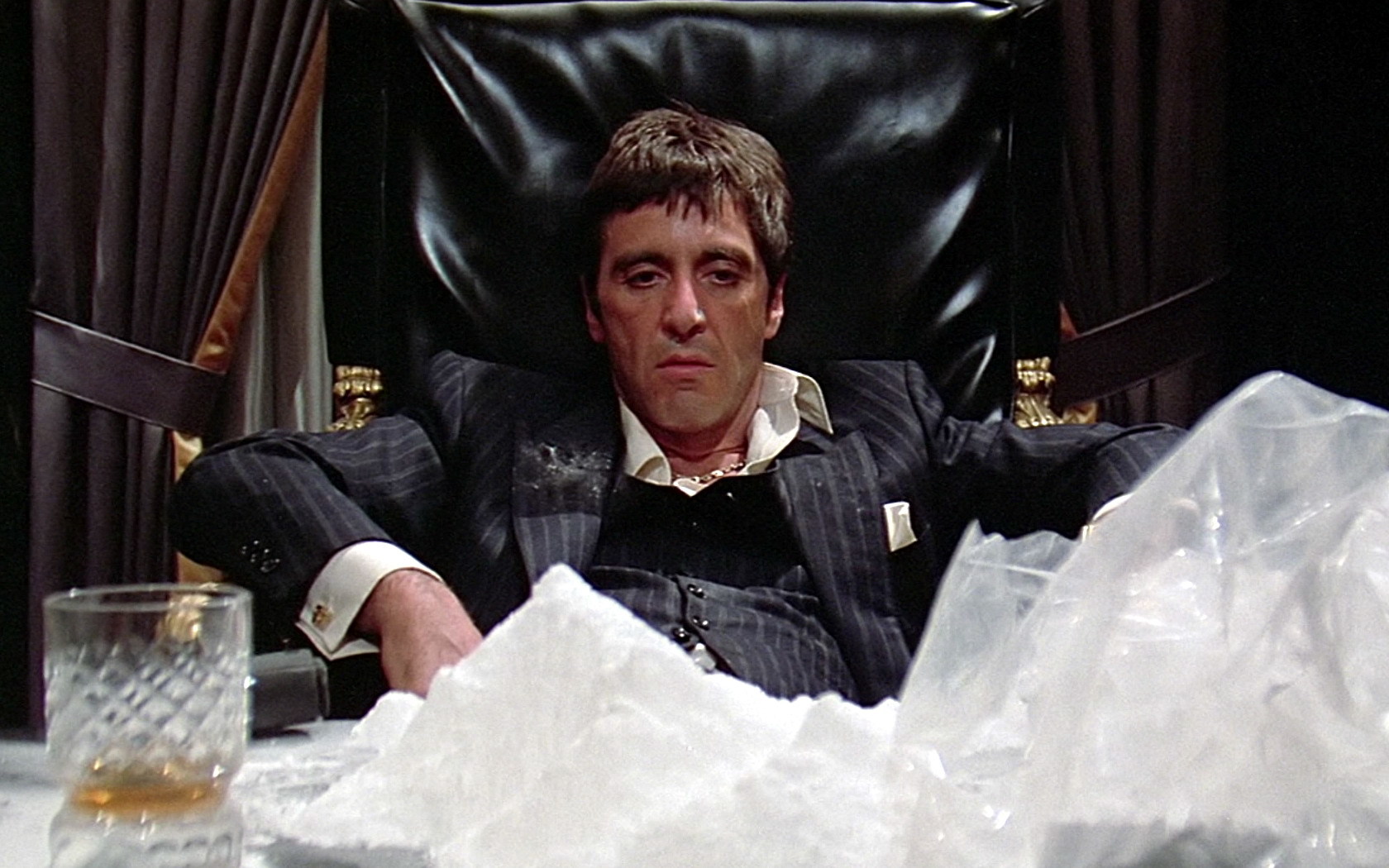 Image result for al pacino scarface coke