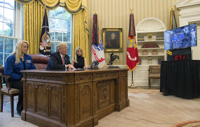 Trump ISS call