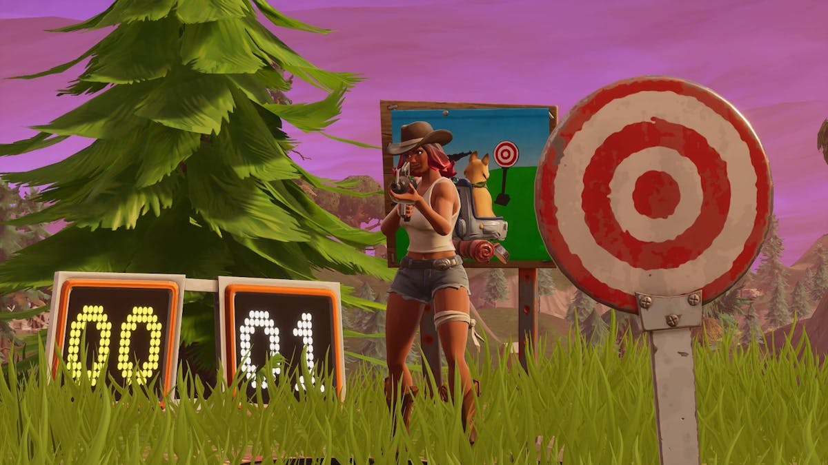 fortnite shooting gallery locations where to find them on the map inverse - shooting range locations fortnite