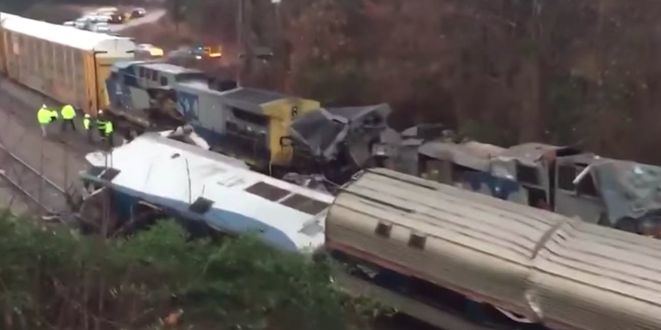 Amtrak crash south carolina