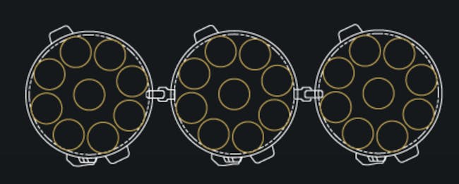 Falcon Heavy engine diagram