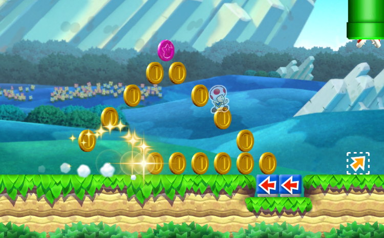 Image result for super mario run backwards arrows