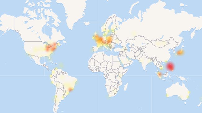 A map of the most affected areas.