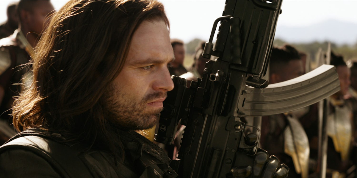 New 'Infinity War' Photo Puts Bucky's Badass Arm on Display Inverse