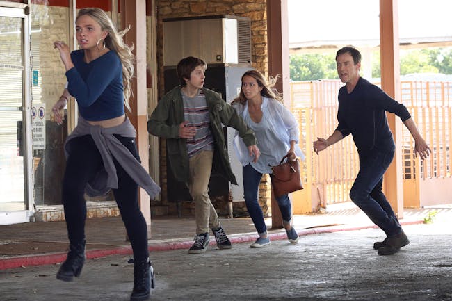 The Strucker Family on the run.