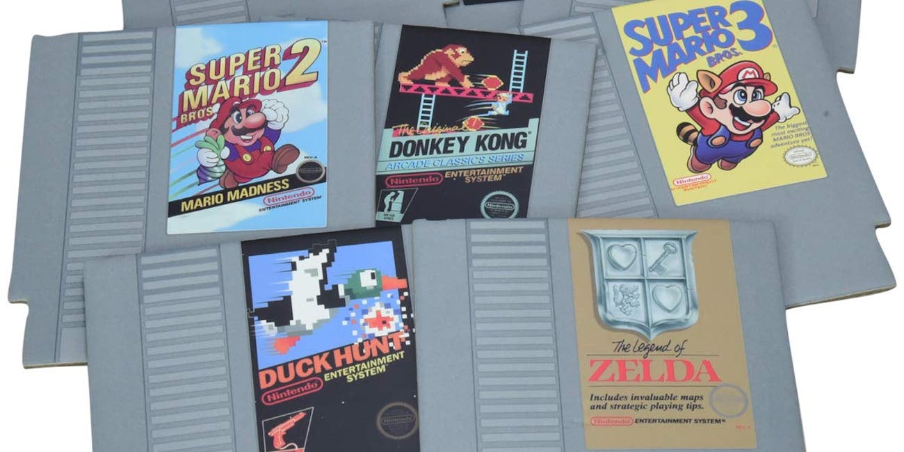 Paladone Nintendo NES Cartridge Coasters for Drinks