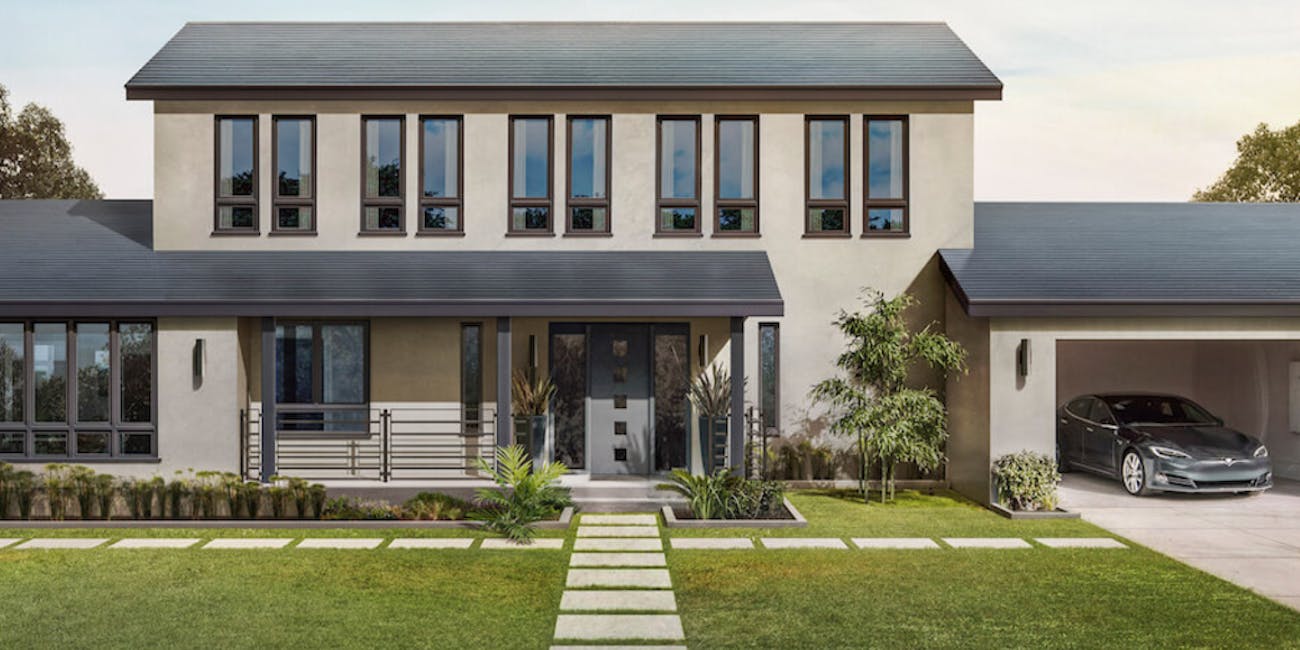 The Tesla Solar Roof.