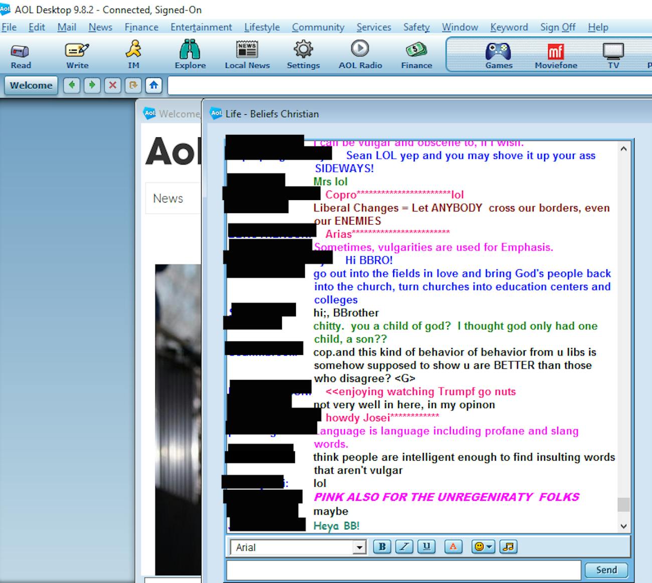 Gardening Sex And Trolling Who S In Aol Chatrooms In