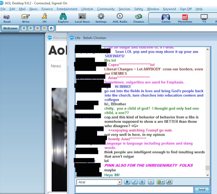 Gardening, Sex, and Trolling: Who's in AOL Chatrooms in ...