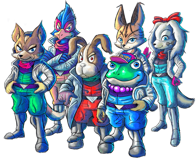 'Star Fox 2' characters