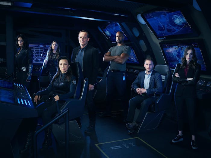 the cast of Marvel’s Agents of S.H.I.E.L.D.