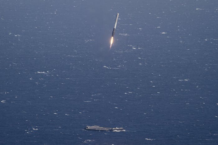 CRS-8 landing