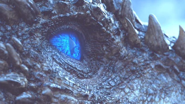 Viserion in 'Game of Thrones' Season 7 episode 7 "Beyond the Wall'