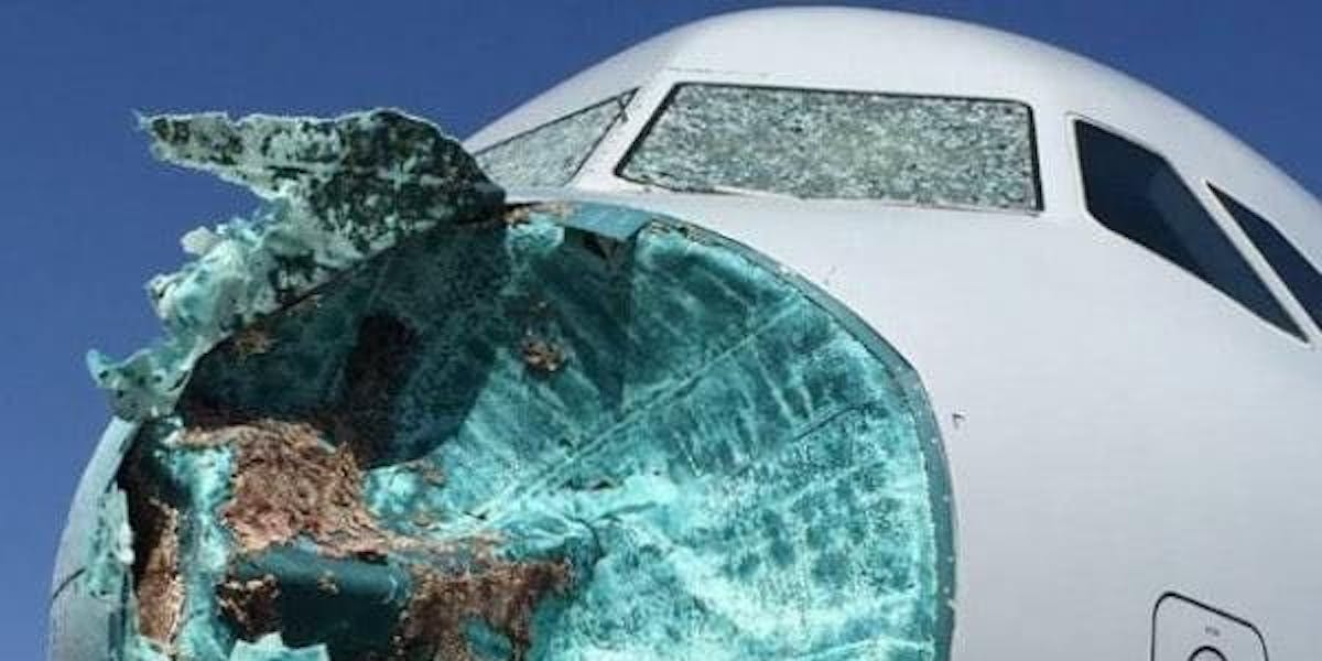 American Airlines Hail Damage Pilot Explains Why It's for