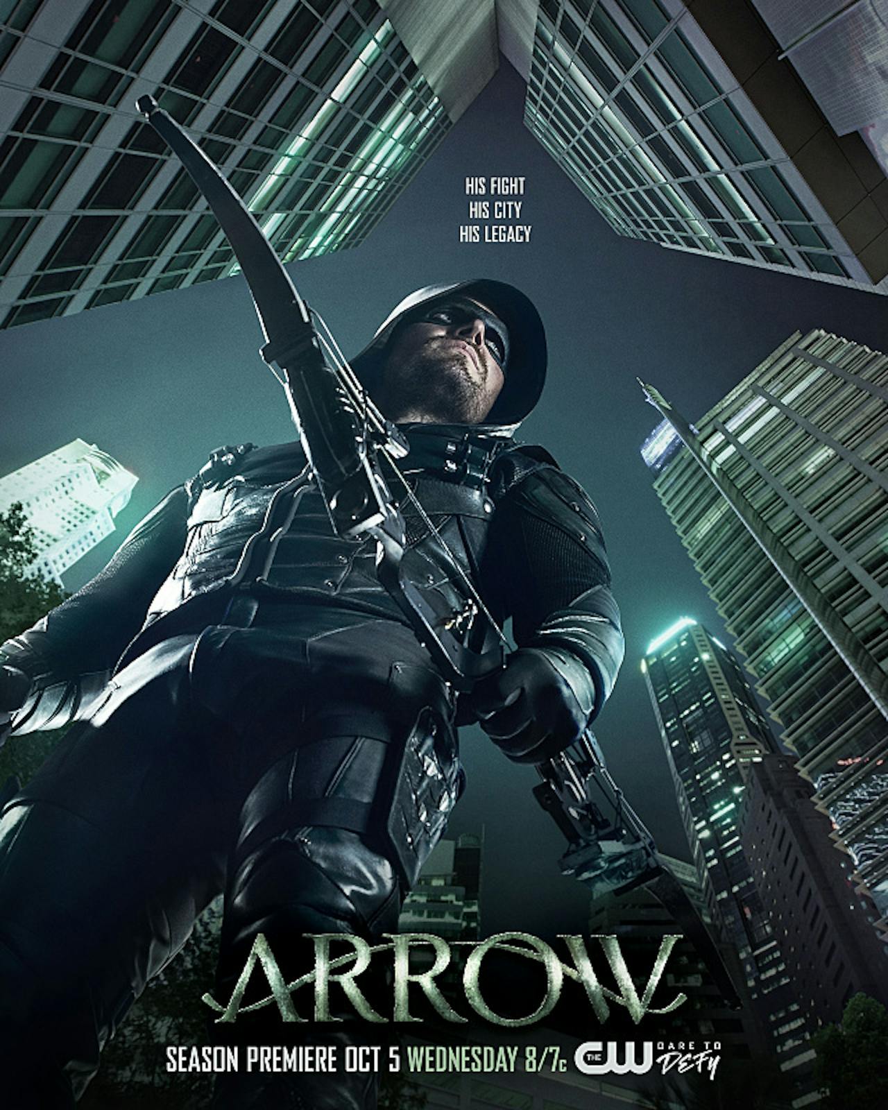 This 'Arrow' Poster Hints at Less Magic and More CrimeFighting in
