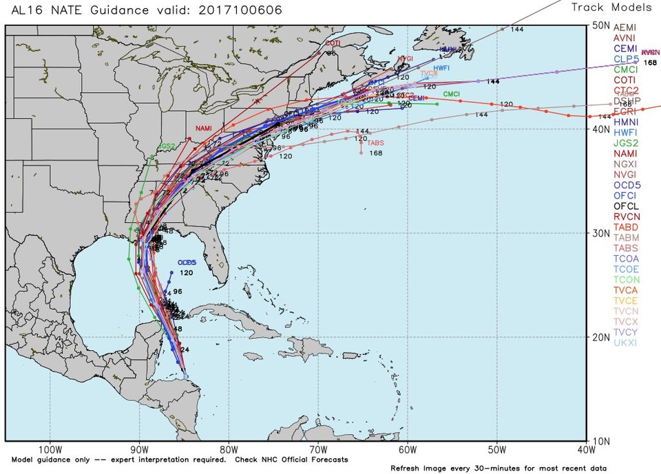 Hurricane Spaghetti Charts