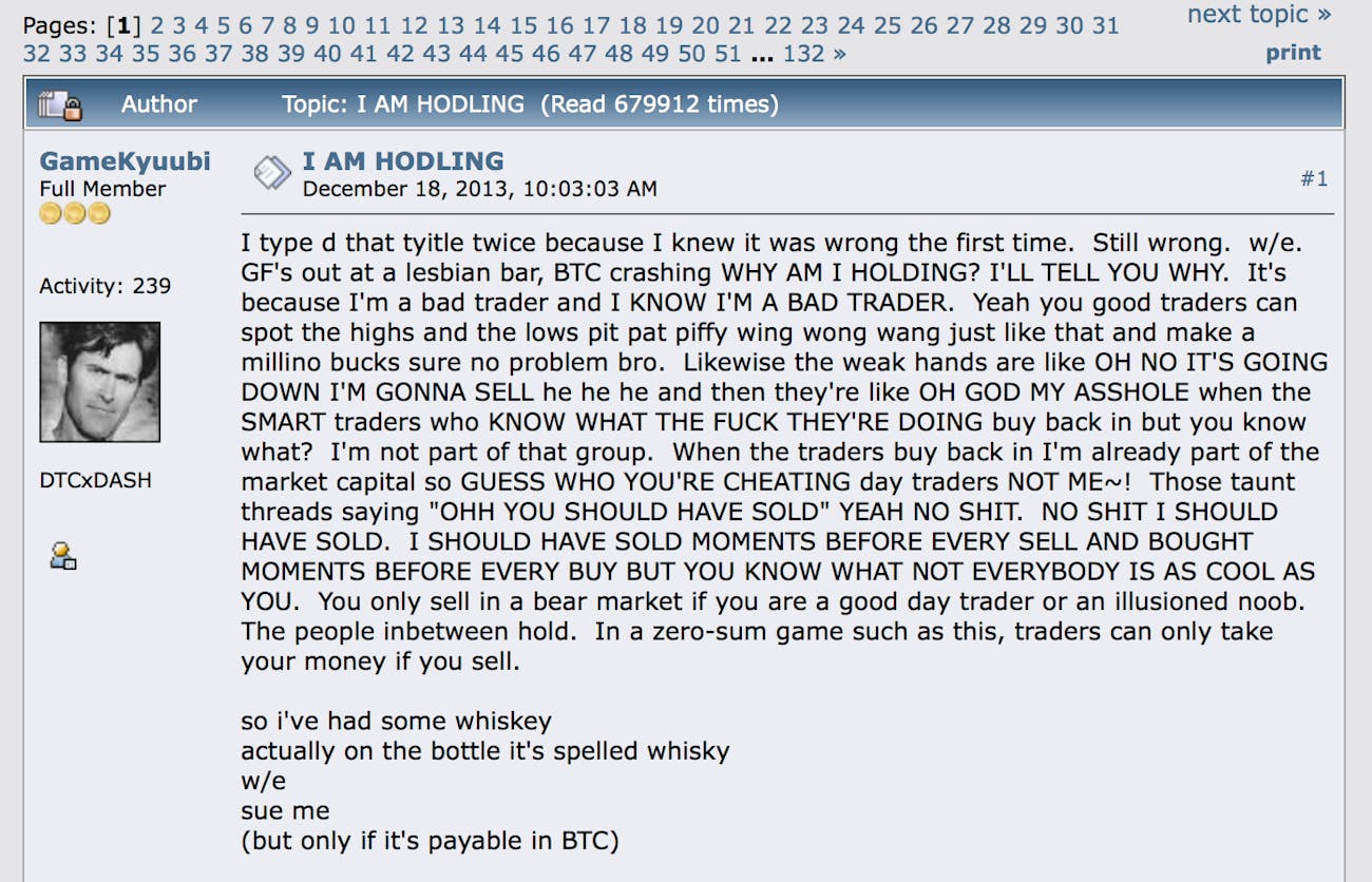 Hodling is one of the favorite strategies of traders today