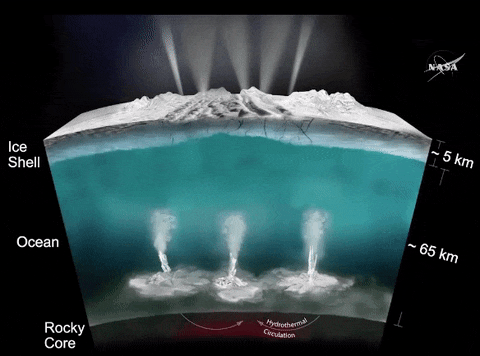 enceladus hydrothermal vents