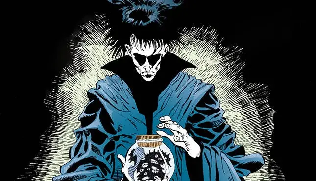 Morpheus from Neil Gaiman's Sandman comics.