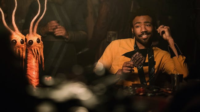 You don't need two heads and more than eight eyes to see what's going on in 'Solo: A Star Wars Story'.
