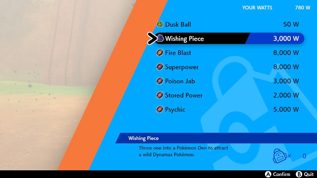 Pokémon Sword And Shield Wishing Piece Locations Of The