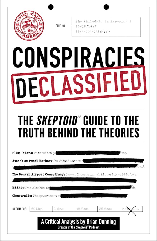 The cover of 'Conspiracies Declassified'