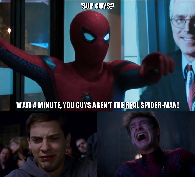 3 Spiderman Meme<br/>