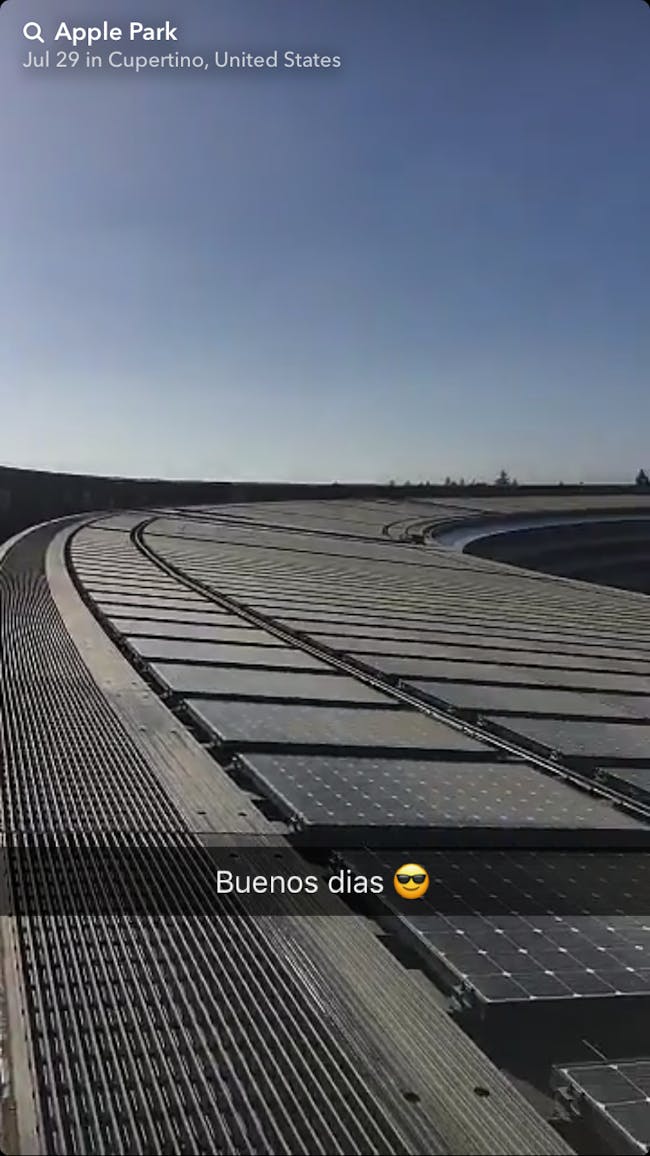 A view from the roof.