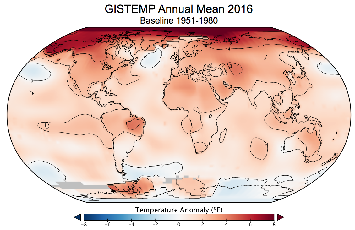 Hottest Year On Record For 3rd Straight Year