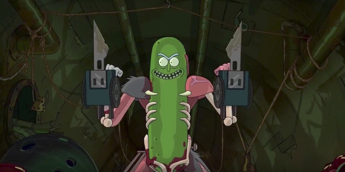 pickle-rick-wields-some-pretty-gnarly-weapons-in-this-grisly-battle.png?rect=30%2C0%2C1628%2C814&fm=jpg&w=1200