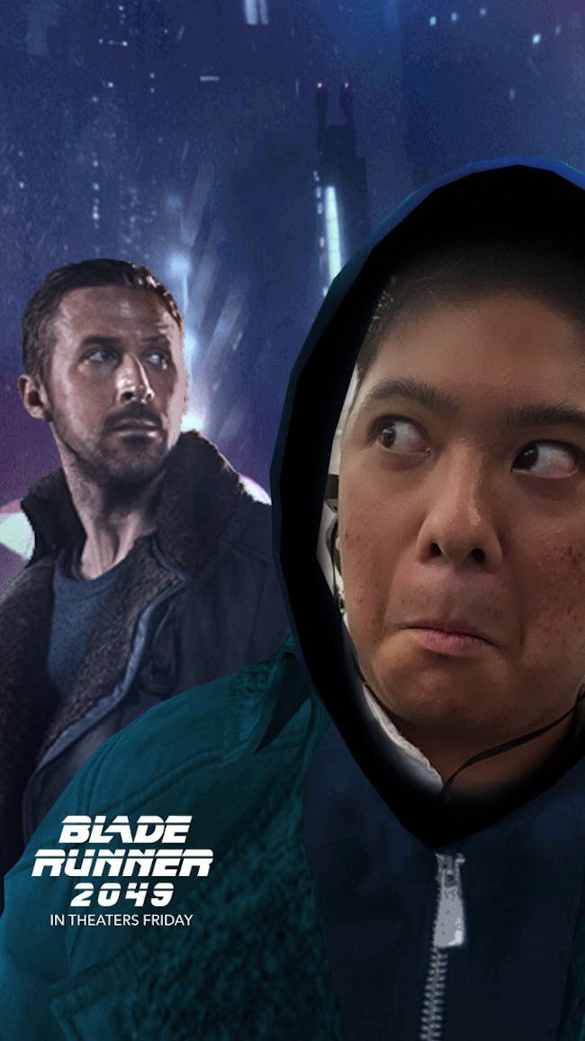 Ryan Gosling Blade Runner Snapchat filter