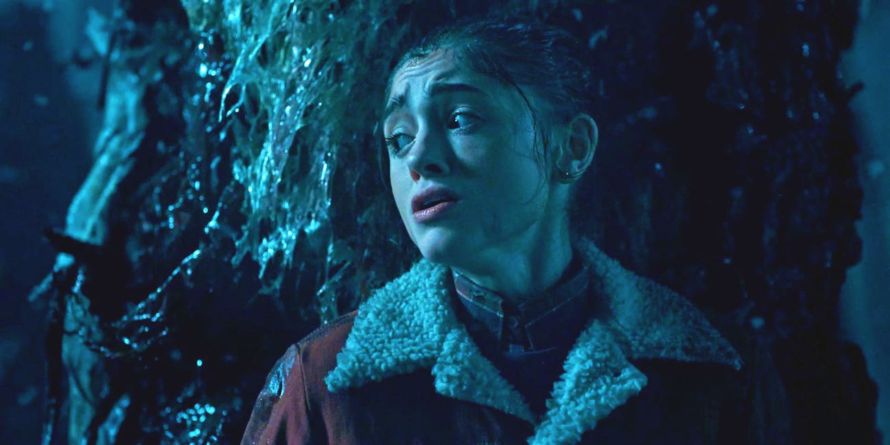 Nancy in the Upside Down on 'Stranger Things'.