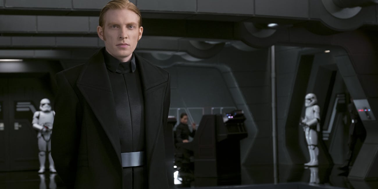 General Armitage Hux in 'The Last Jedi'.