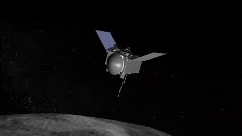 OSIRIS-REx will collect a sample of the asteroid Bennu using a the TAGSAM.