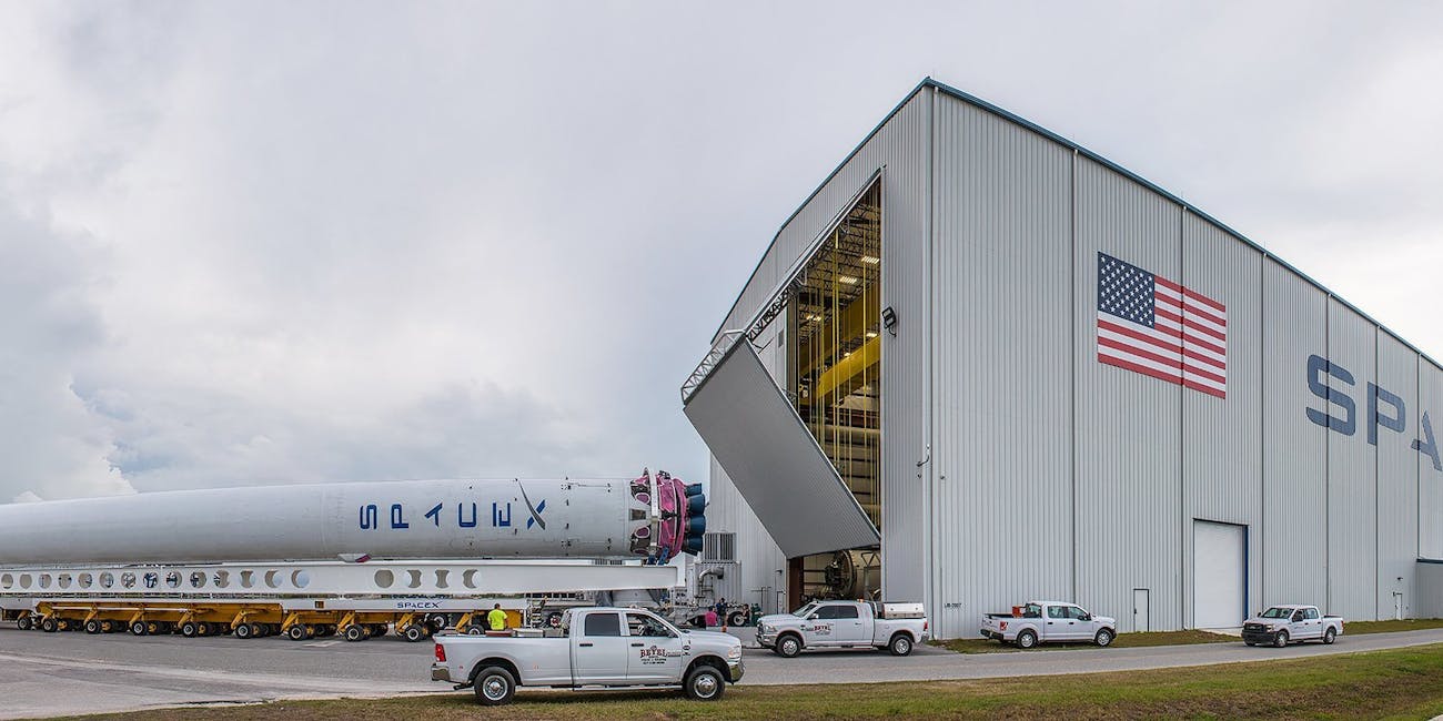 SpaceX hangar Florida