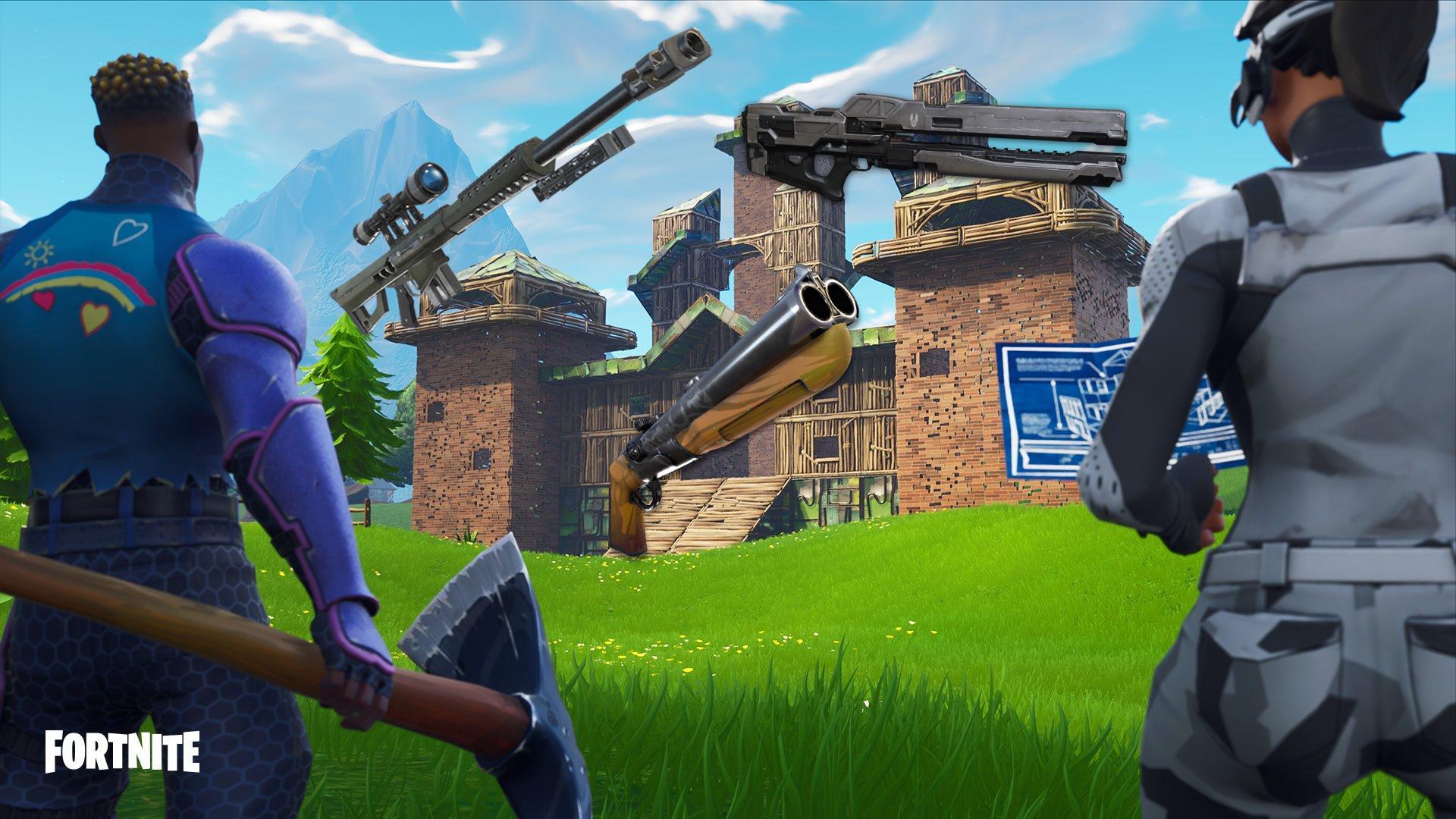 fortnite 5 2 update could have a break barrel shotgun and two new snipers - fortnite sniper wallpaper