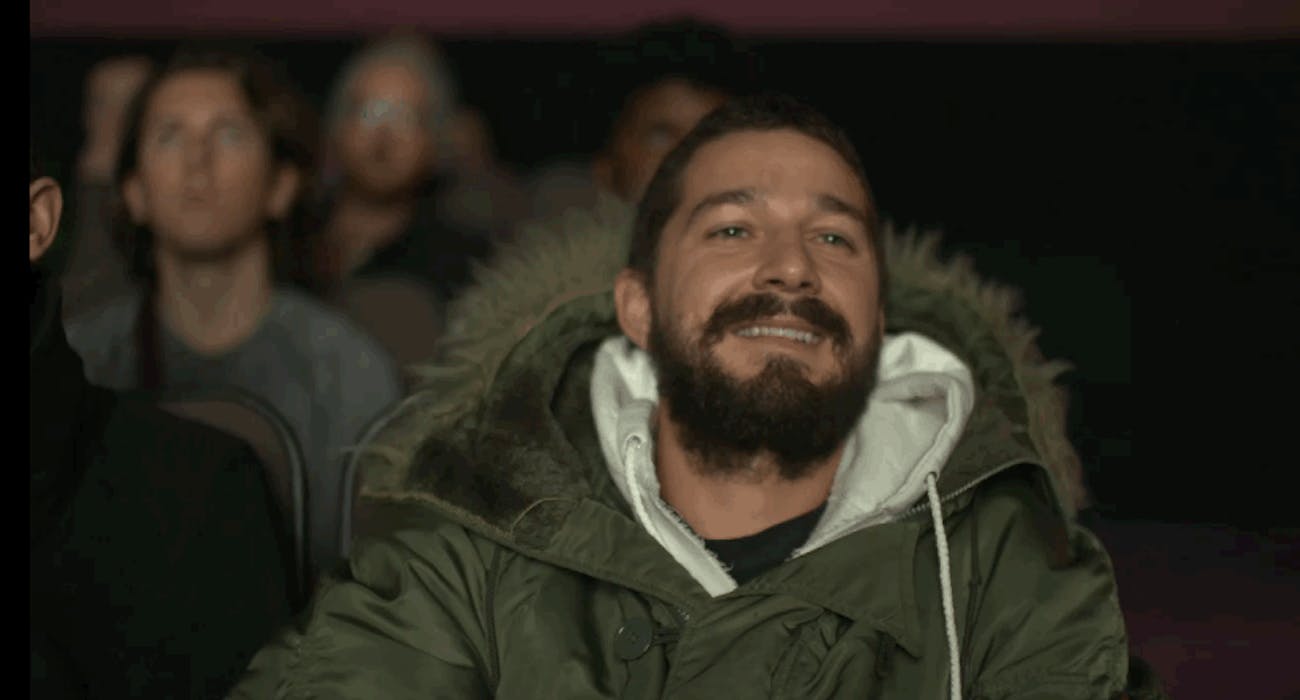 Shia Labeouf Watches His Own Movies Eats Pizza During Holes Inverse