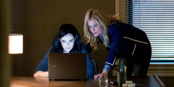 Jessica and Trish in 'Jessica Jones.'