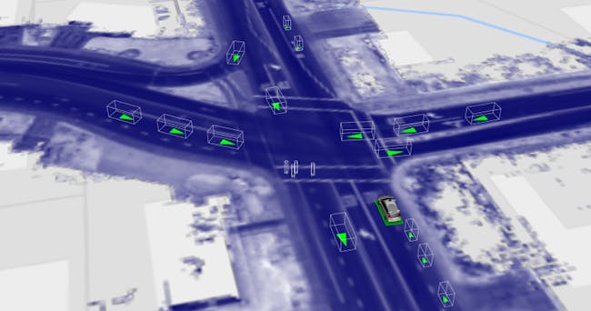 Waymo's car in action.