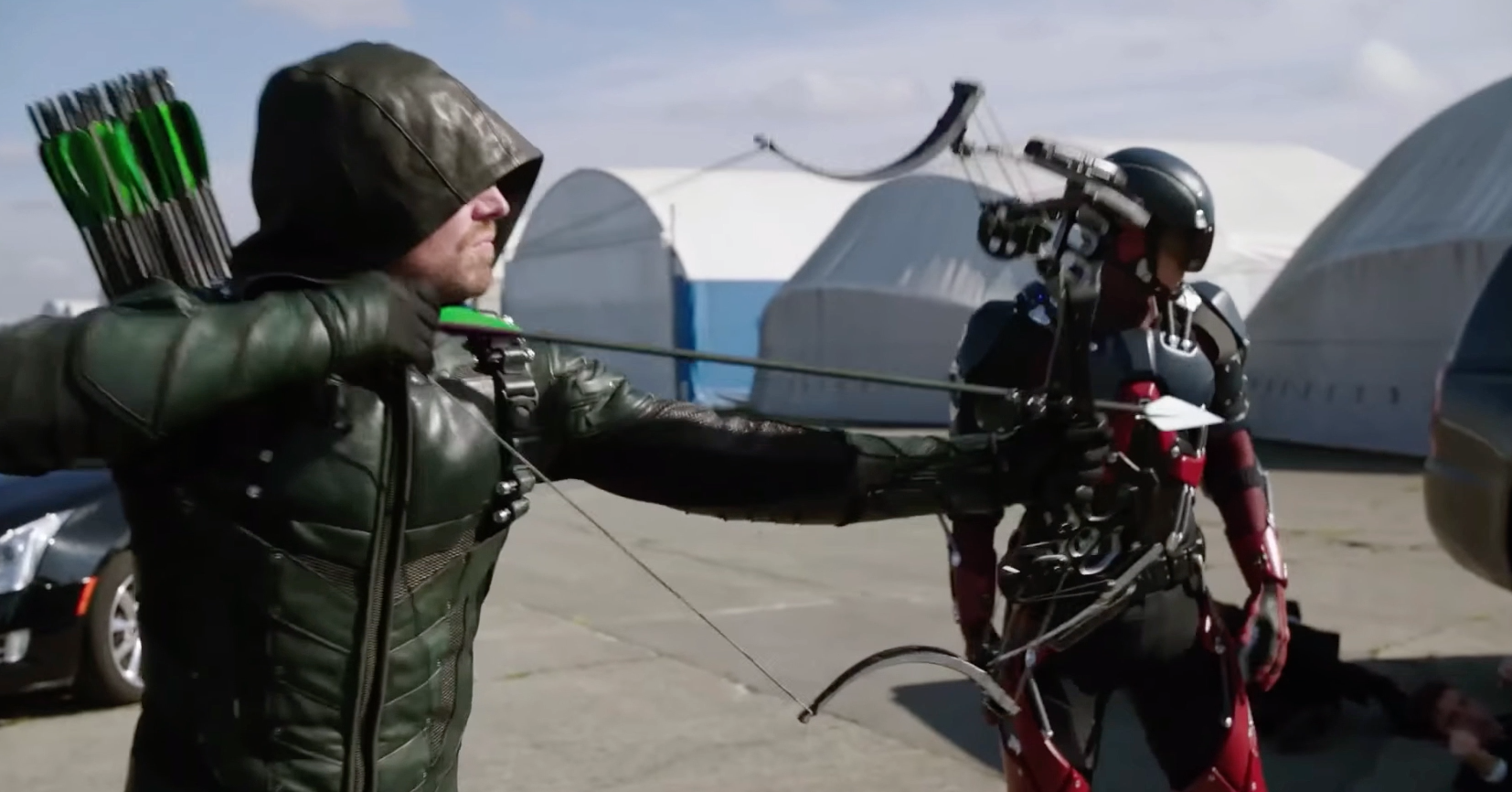 Heroes Mostly Fight Each Other During Arrowverse Crossover on 'The