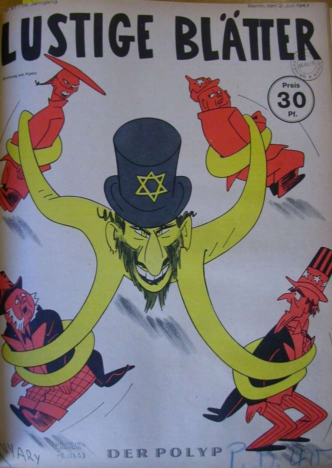 Image result for Jewish octopus Nazi