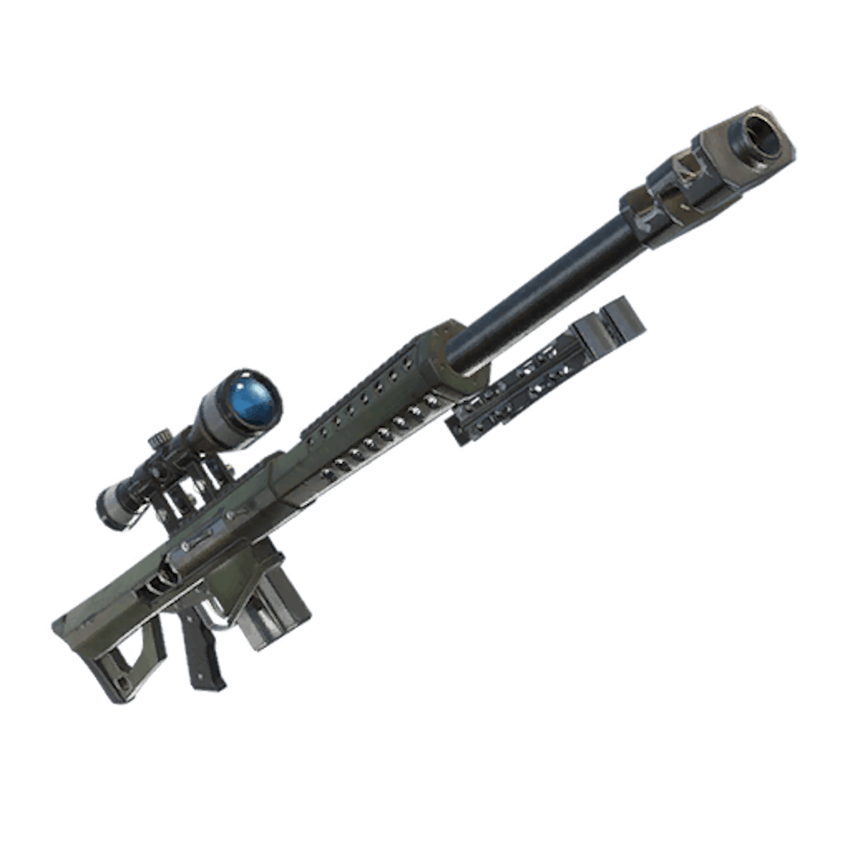 leaked heavy sniper rifle in fortnite will shoot through walls - render fortnite png 3d