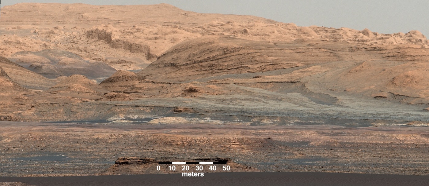 Mars looks a little like Arizona here in this shot captured by the Mars Exploration Rover.